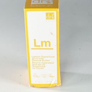 Dr. Botanicals Lemon All-in-One Superfood Rescue Butter Moisturizer 1.69 oz NIB